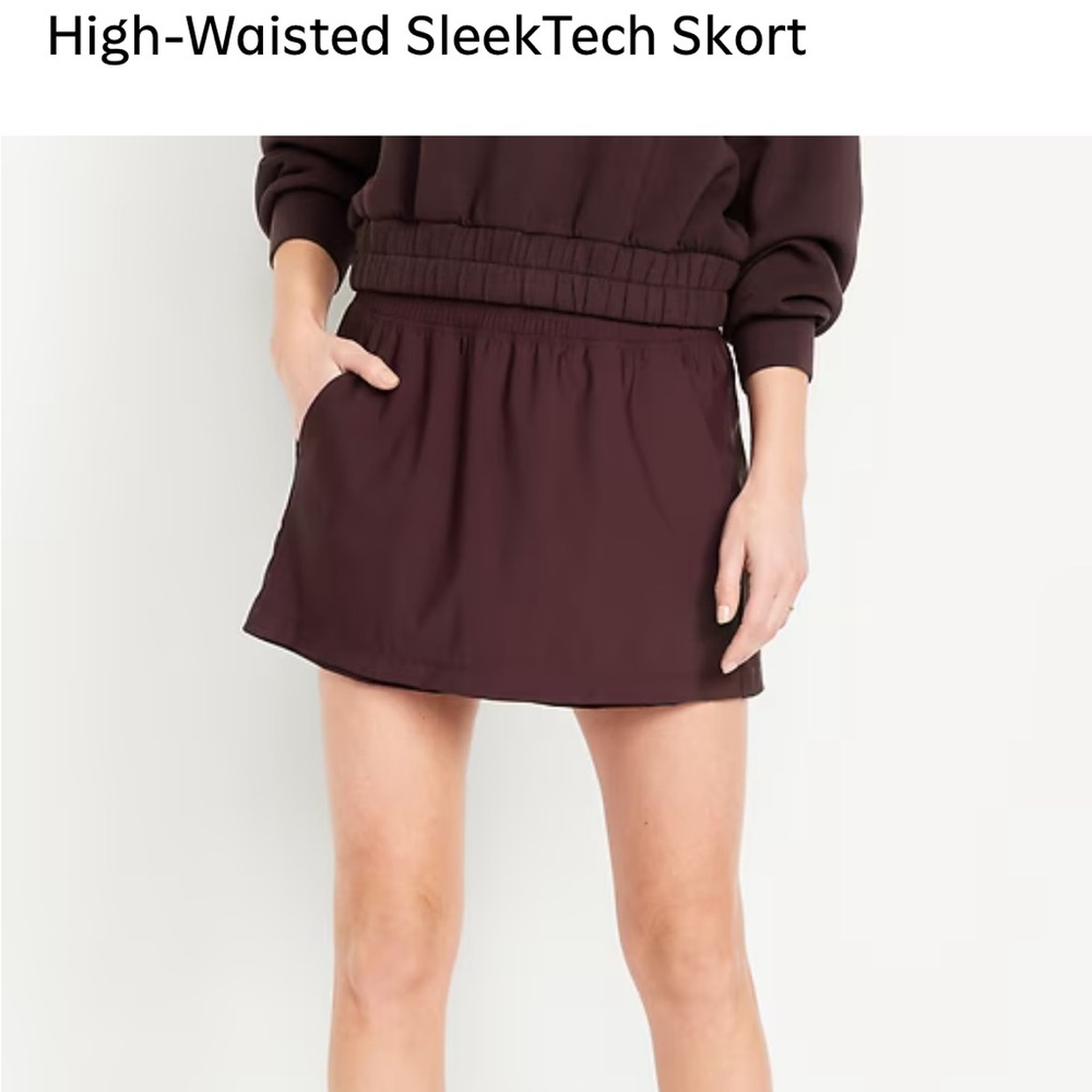 NEW Old Navy Athletic Skirt - High-Waisted SleekTech Skort